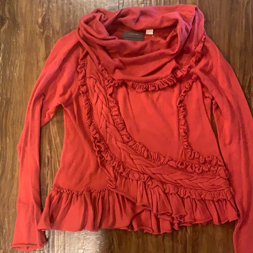 guinevere ruffled sweater :: anthropologie